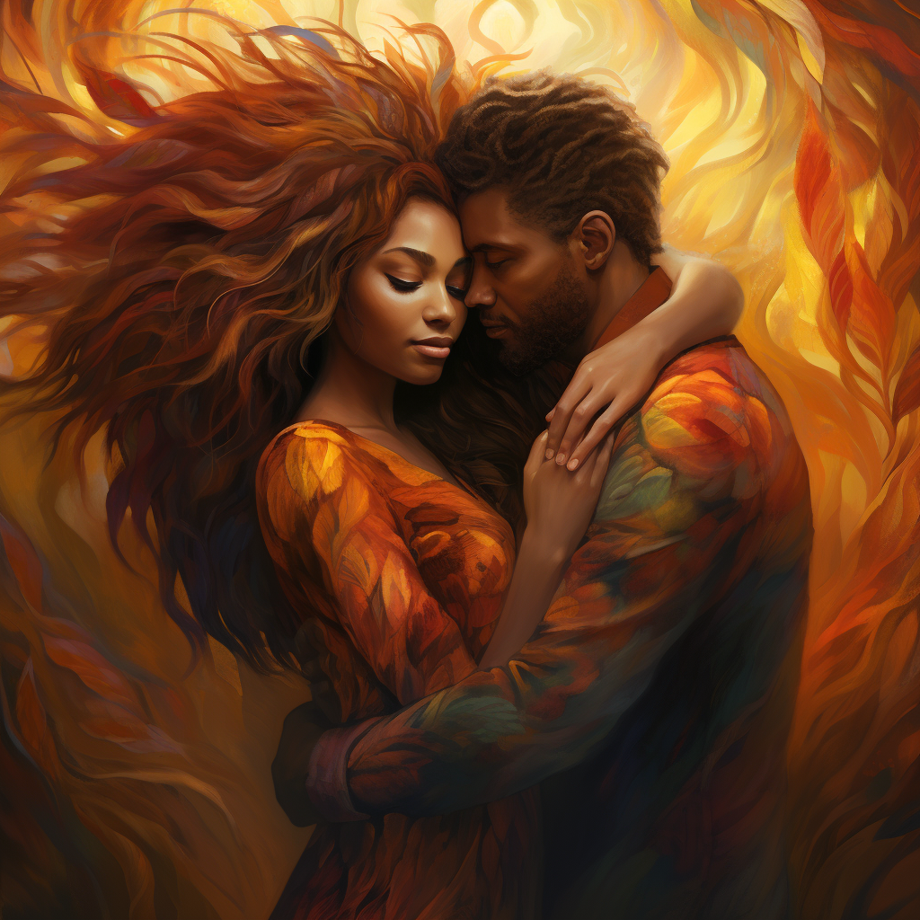 The strength found in vulnerability, featuring tender moments and warm colors.