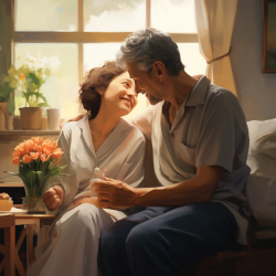 Pays tribute to caregivers, featuring heartwarming interactions and caring gestures.